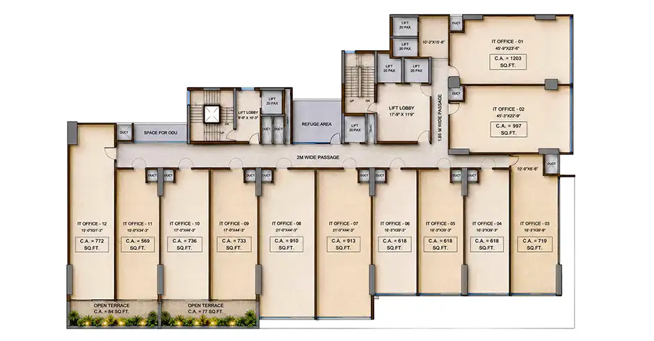 Meghna One Floor Plan
