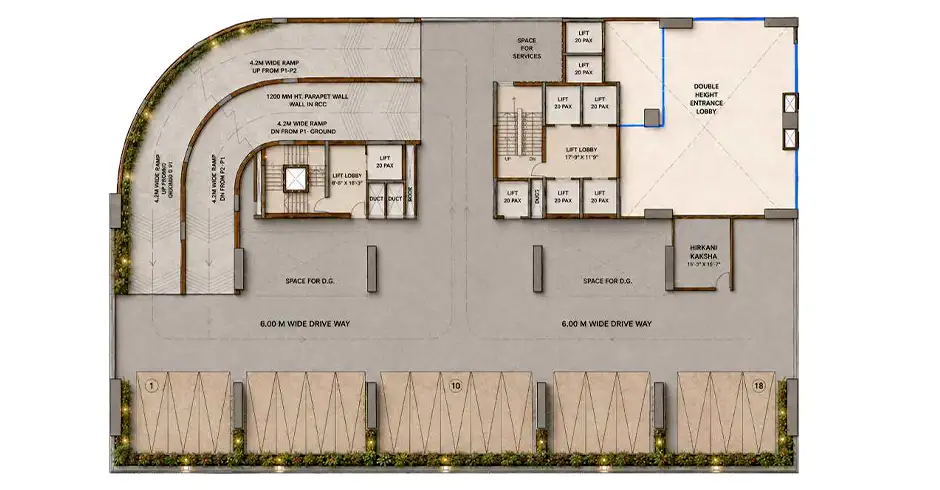 Meghna One Floor Plan