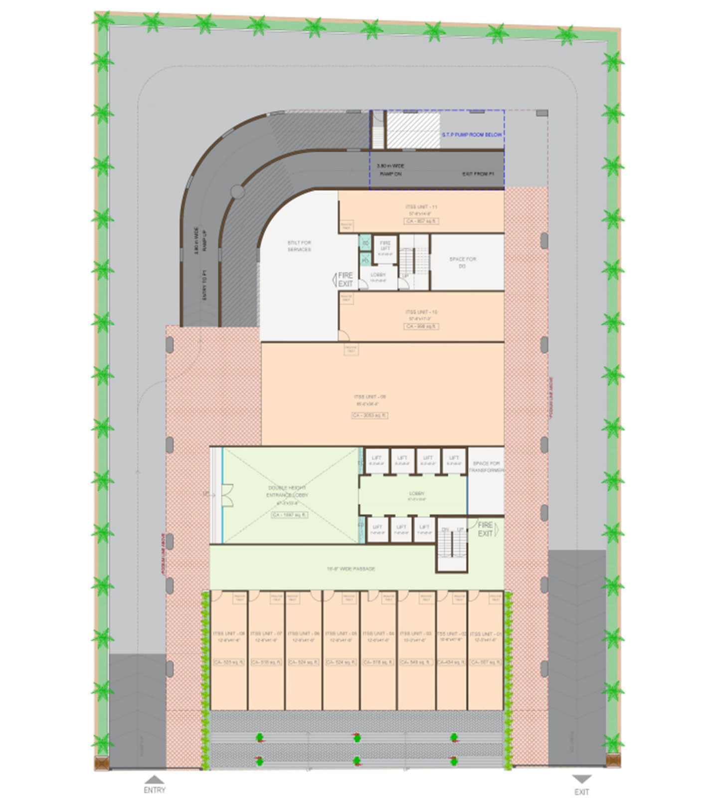 O22 Business Park floor plan